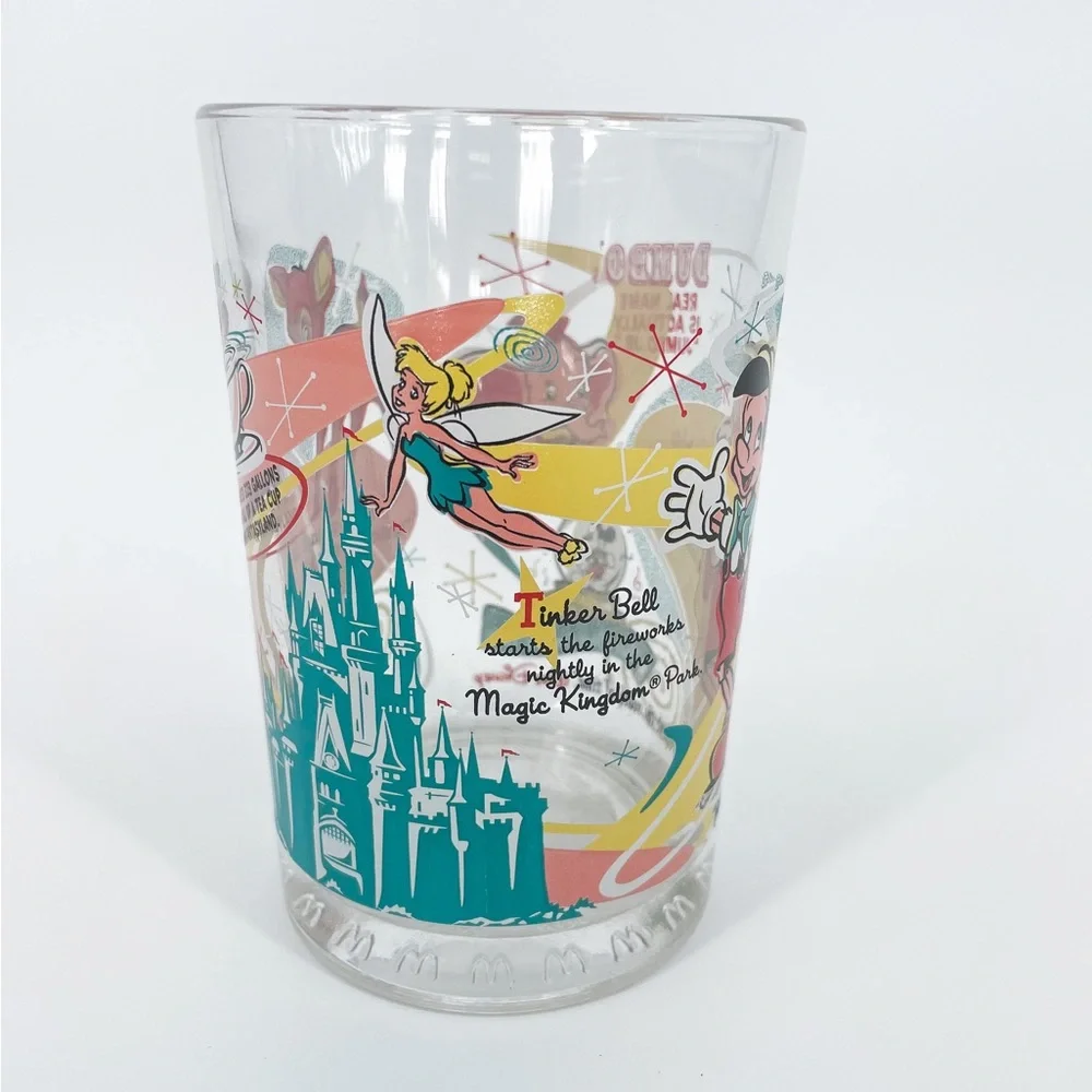 McDonald's Disney World 100 Years of Magic 25th Anniversary Glass Cup